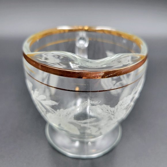 Vintage Creamers Frosted Grape & Leaf Gold Set Of 3 Creamer Syrup Condiment - Picture 10 of 16